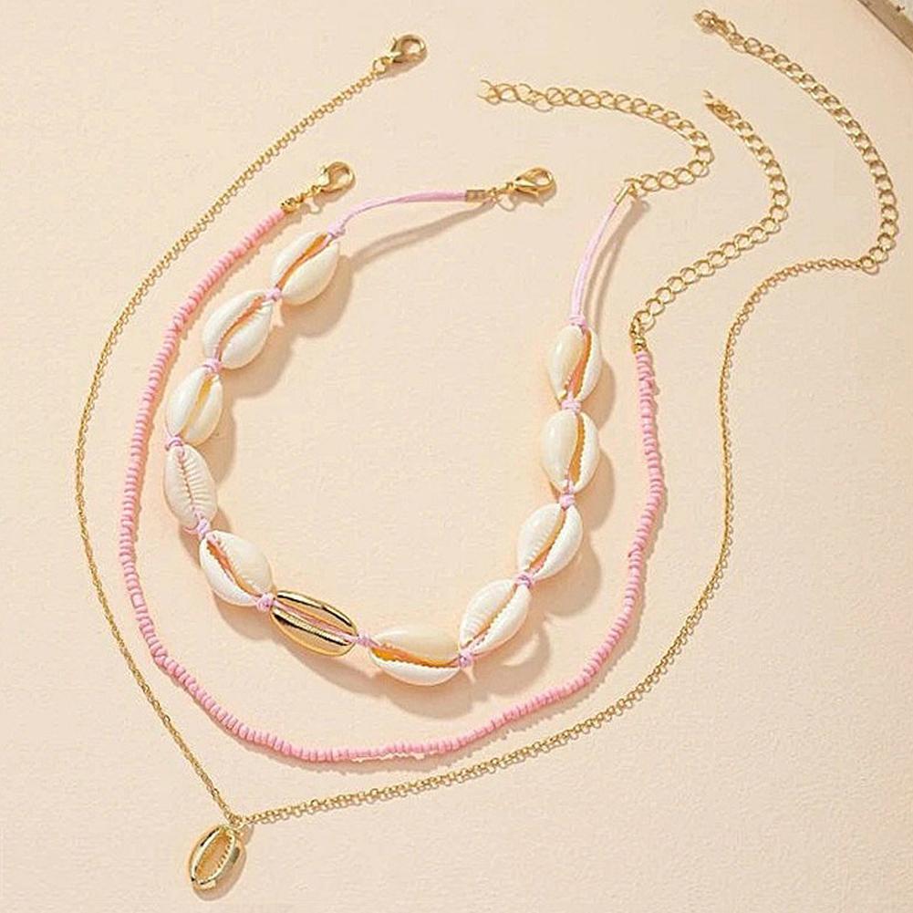 Boho สร้อยคออะคริลิคเปลือกหอยพ - Men Accessories Neck Chain บทวิจารณ์และราคา