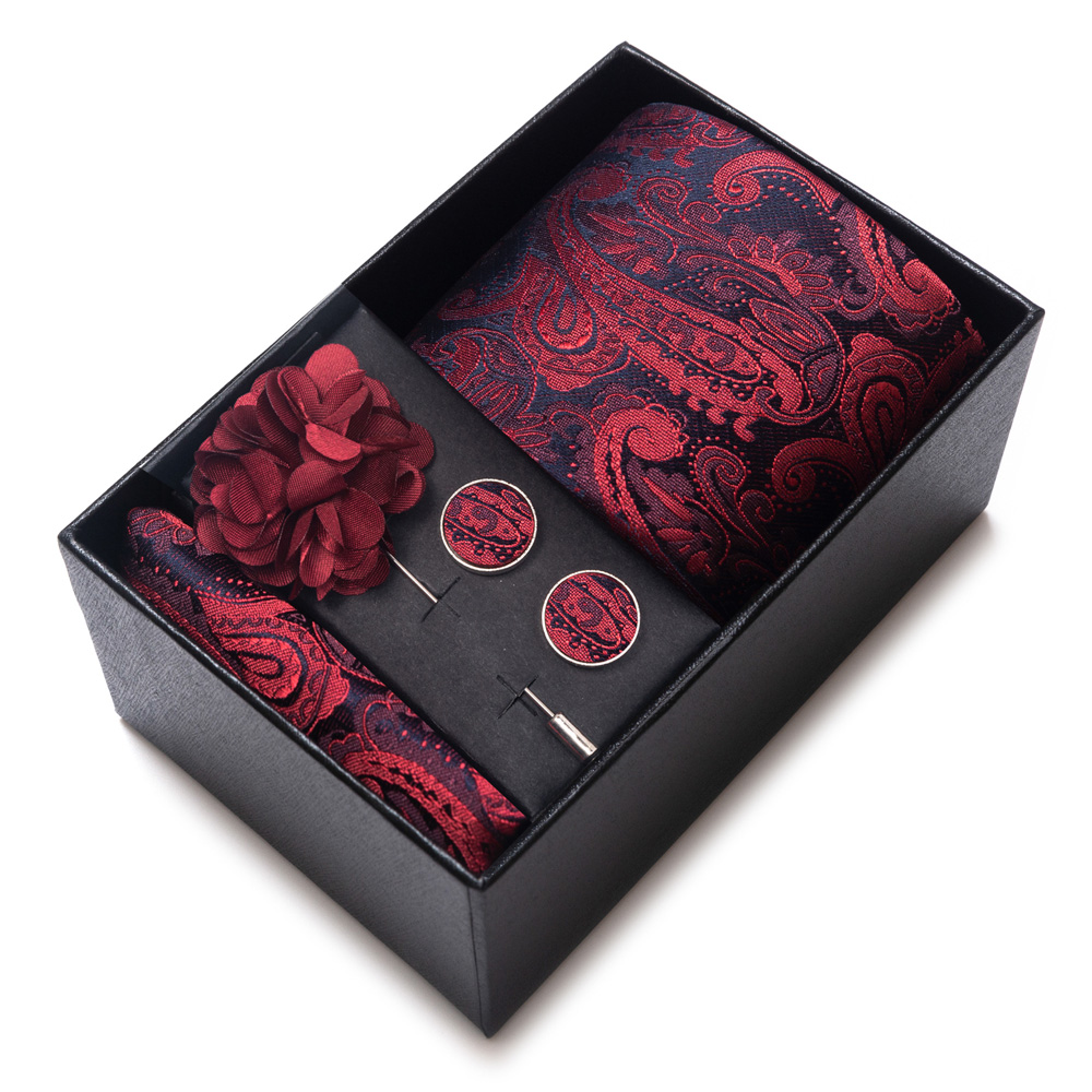 ชุดเครื่องประดับสำหรับชุดสูทผู - Neck Tie Set Box บทวิจารณ์และราคา