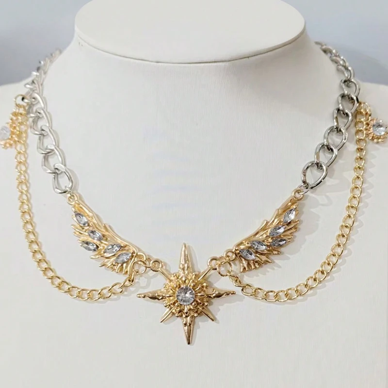 สร้อยคอโชคเกอร์สไตล์โกธิคพังก์ - Men Accessories Neck Chain บทวิจารณ์และราคา