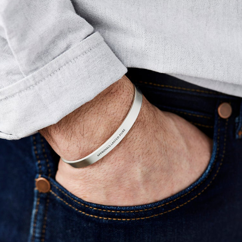 4มม.ถึง8มม.แกะสลักฟรีสร้อยข้อม - Men Accessories All บทวิจารณ์และราคา