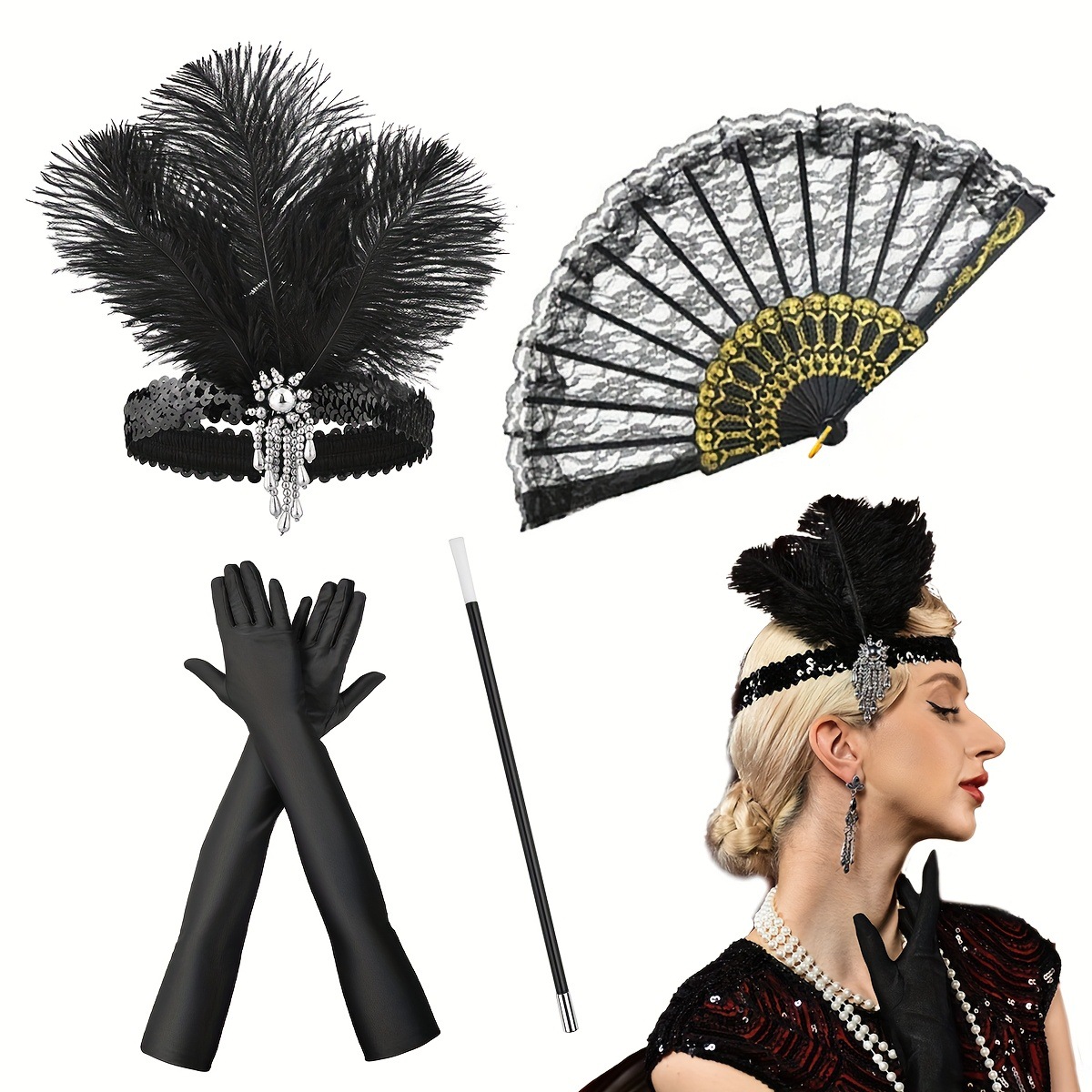 ชุดย้อนยุคสไตล์แกสบี้สำหรับเด็ - Men'S Accessories In The 1920S บทวิจารณ์และราคา