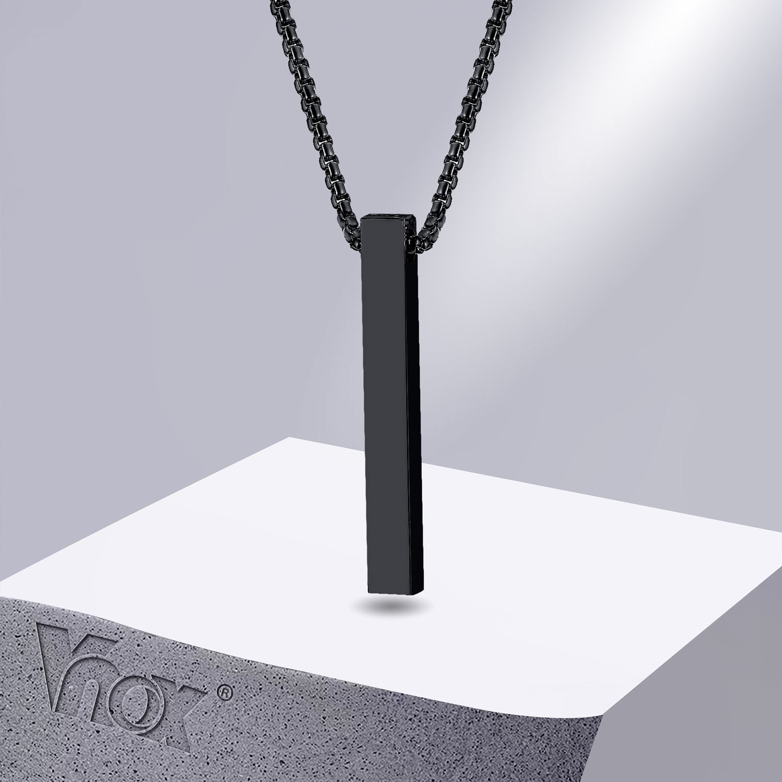 Vnox 5 มม.สร้อยคอสําหรับผู้ชาย - Men Accessories Neck Chain บทวิจารณ์และราคา